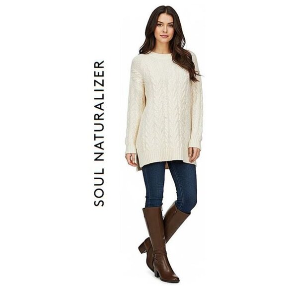 NWT!! - SOUL Uptown Wide Calf Knee High Boot in dark brown faux leather (9W) - Picture 3 of 15